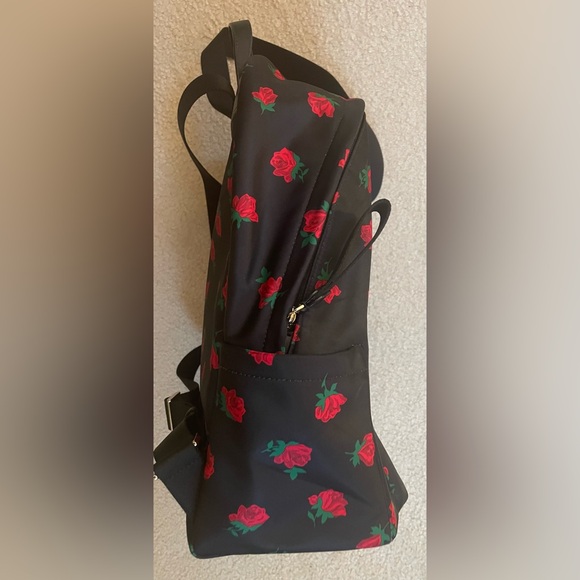 Kate Spade Medium Chelsea 🌹Rose Toss Nylon Dome Backpack 🎒 - Picture 10 of 12